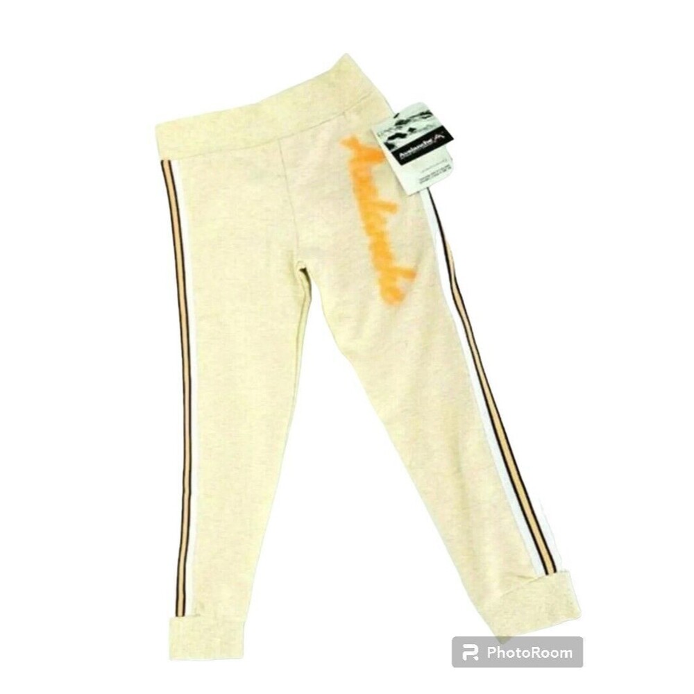 Youth Sweatpants Oatmeal Heather & Orange by Avalanche Sadler - Youth, L (6X)